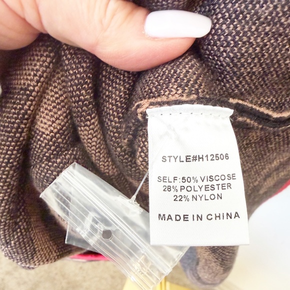 JODIFL Black Mock Neck Leopard Sweater Dress Size M - Picture 3 of 8